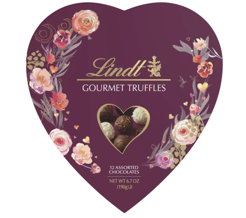 Lindt Heart Chocolate Box